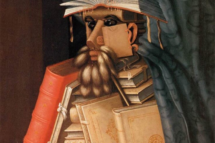 Giuseppe Arcimboldo, De bibliothecaris (ca. 1566)